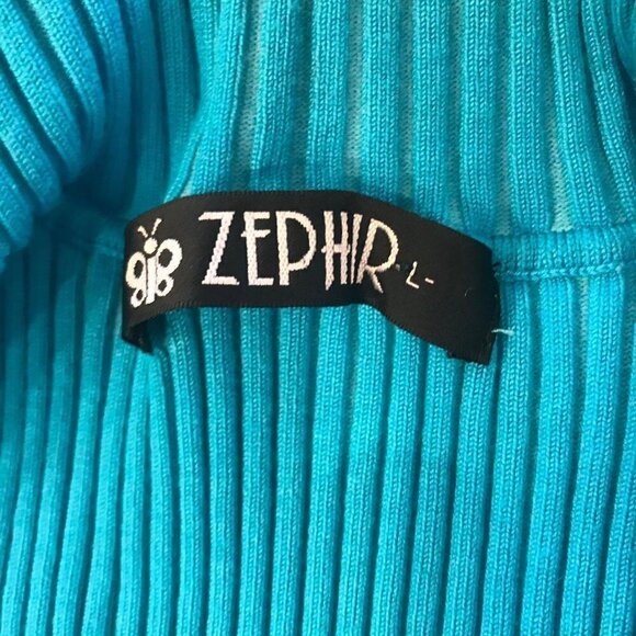 Zephyr Blue Girl Sweater Sz Large - Picture 5 of 5
